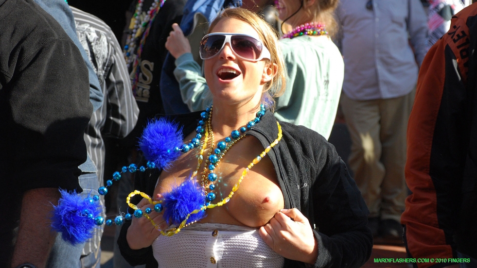 Festival of boobs in New Orleans