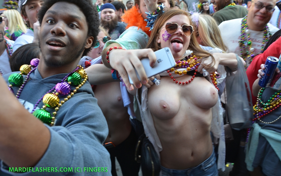 Festival of boobs in New Orleans