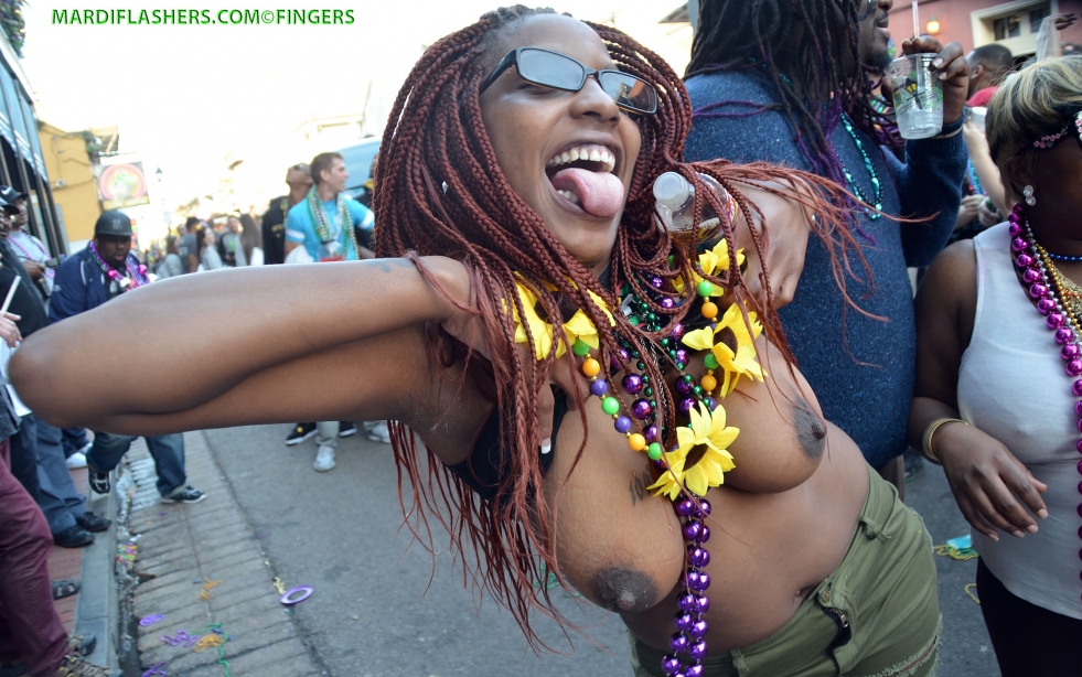 Carnival in New Orleans naked