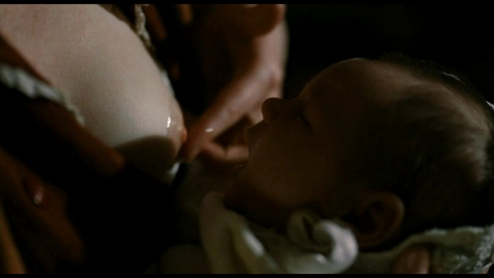 Naked in the film Depression