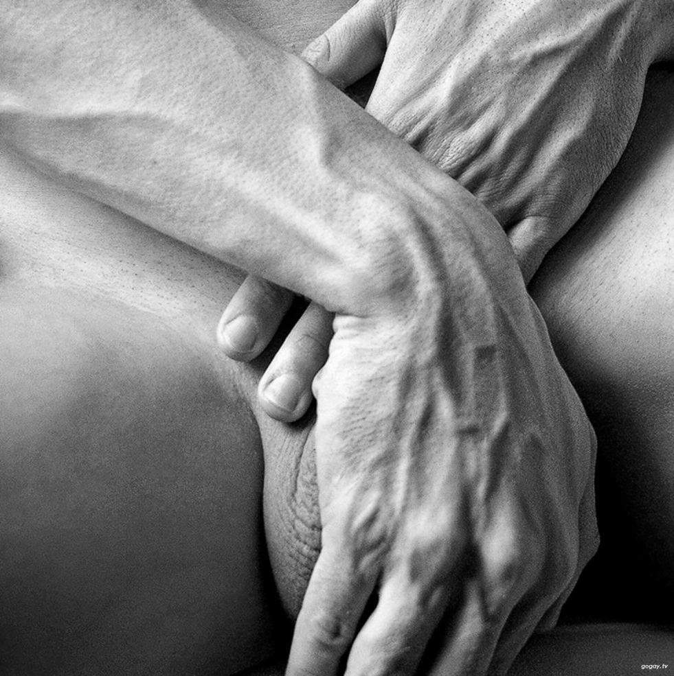 Delicate touch to penis