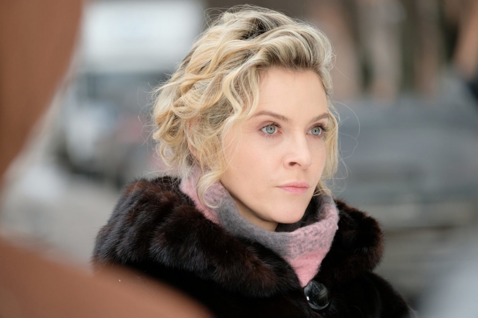 Stewardess showed pussy