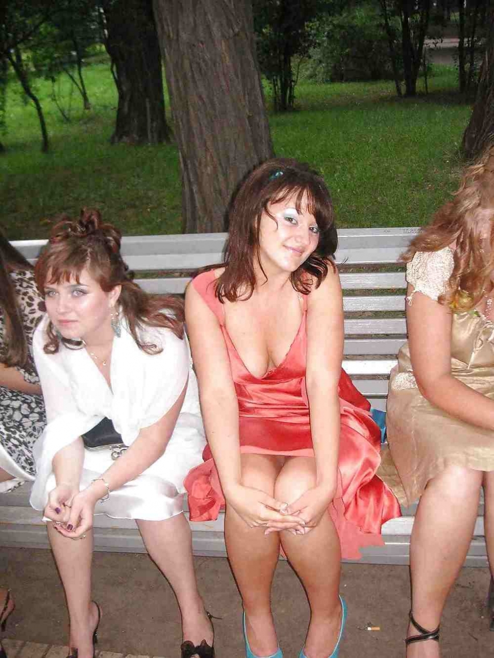 Bride dressed and undressed
