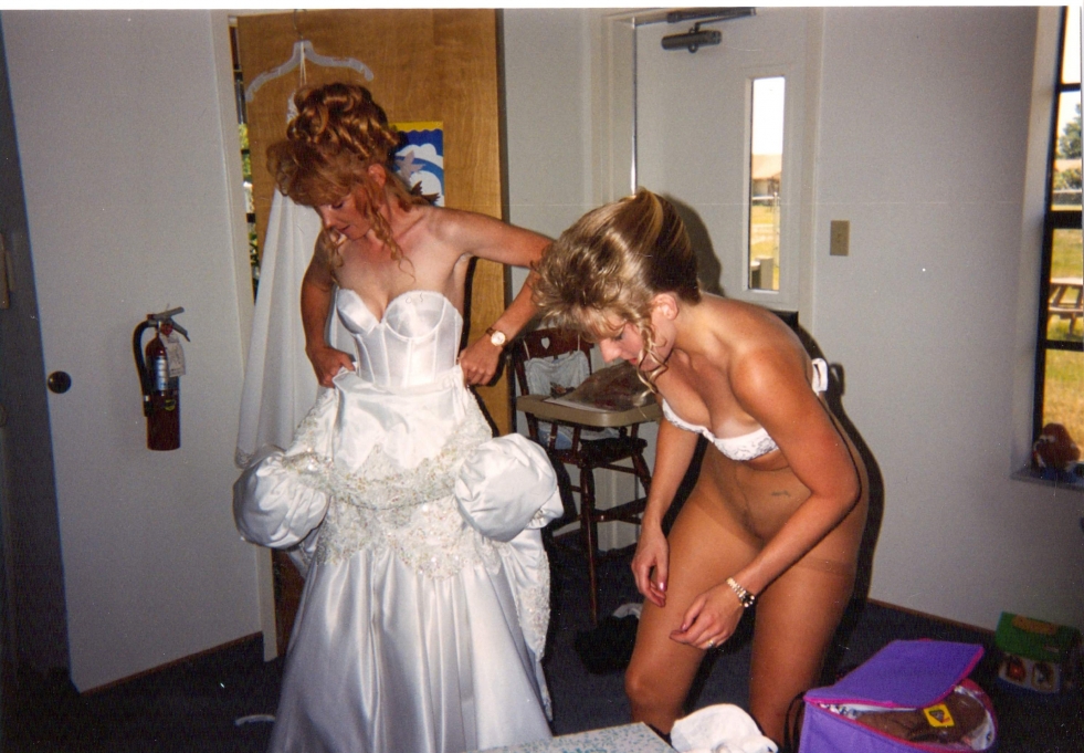 Bride lit transparent panties
