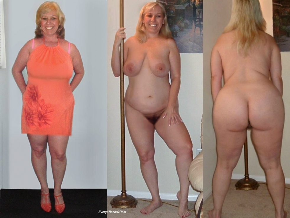 Bbw dressed and naked