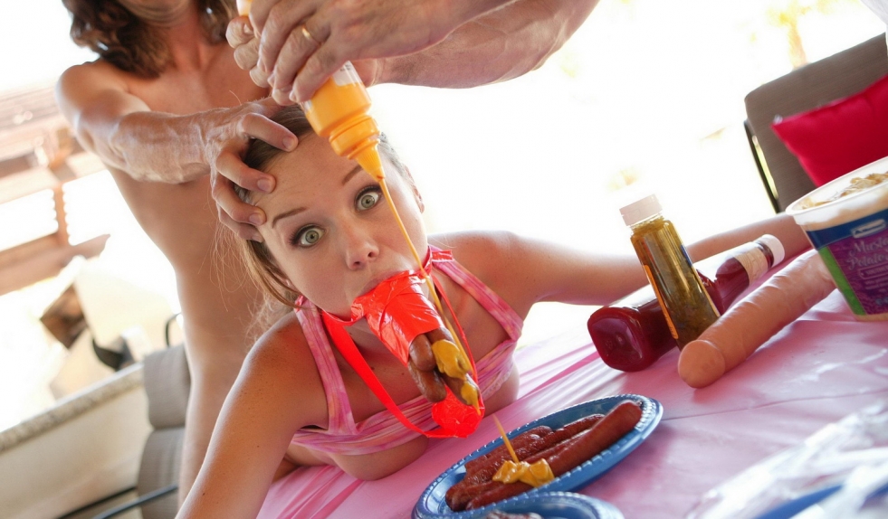 Erotic fun with food