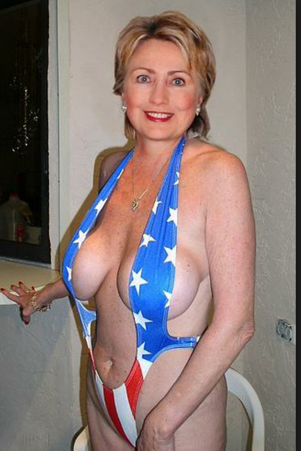 Hillary Clinton in a swimsuit