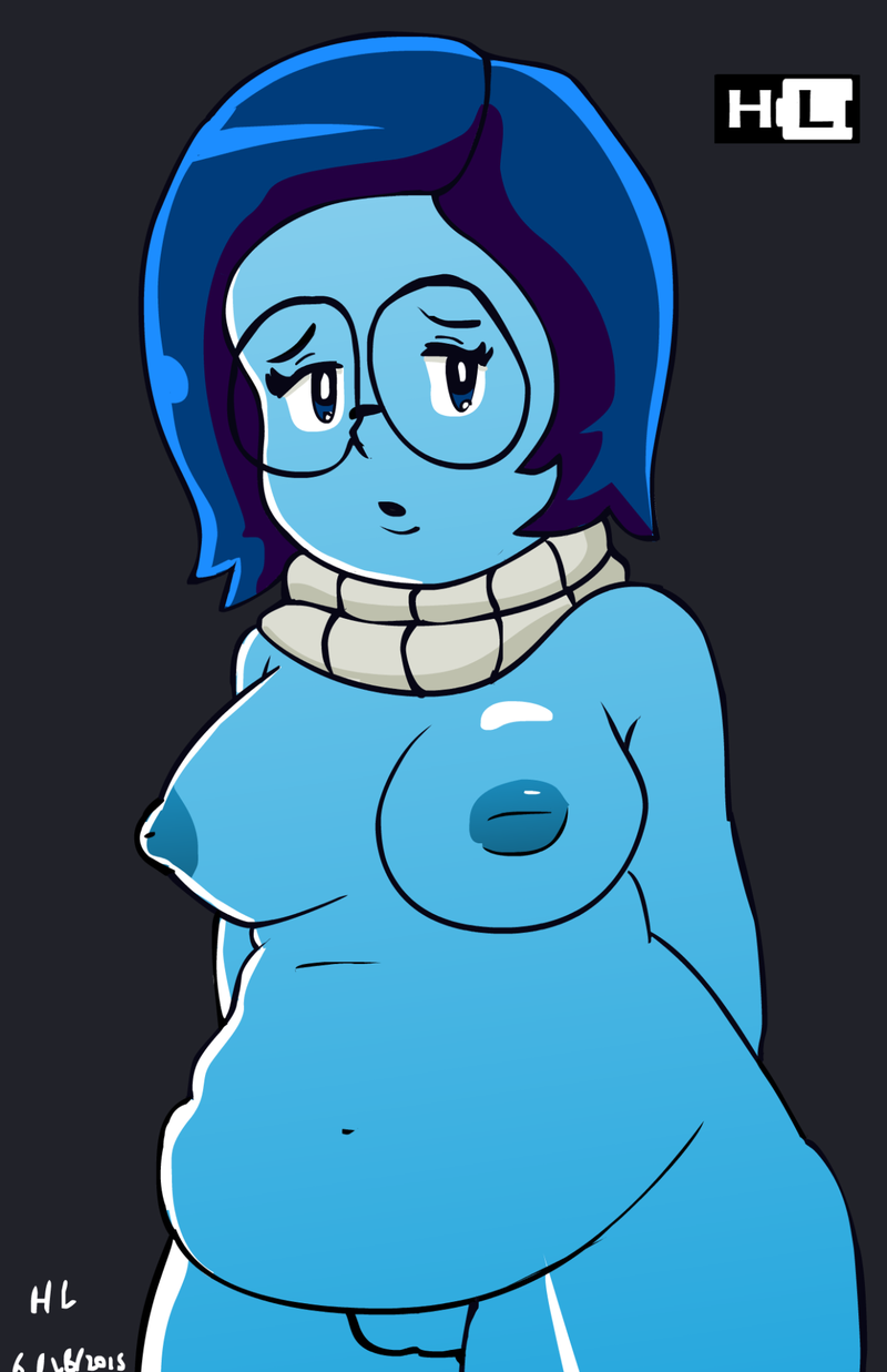 Puzzle sadness naked