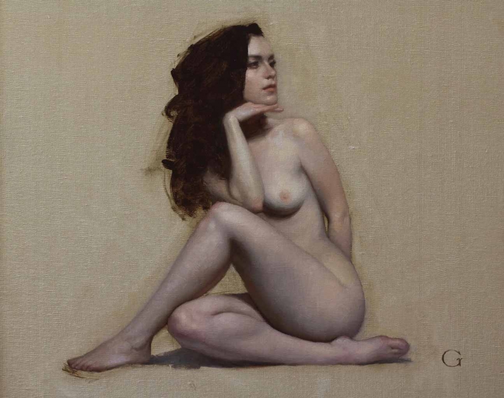 Naked woman painting 18th century