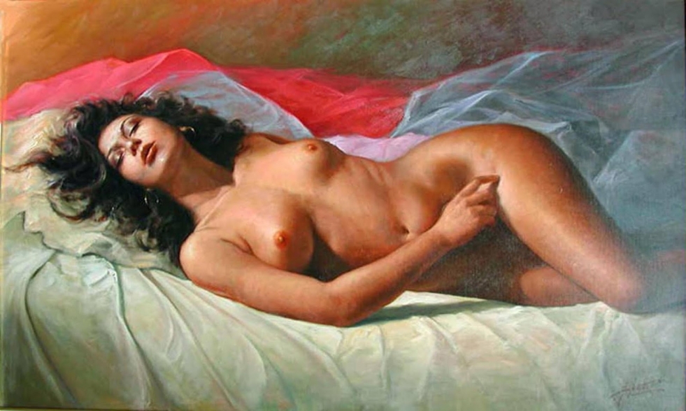 Fitness Girls Black White Nude Art