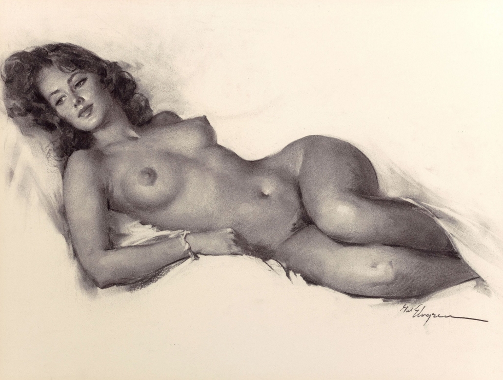 Lesbian in painting