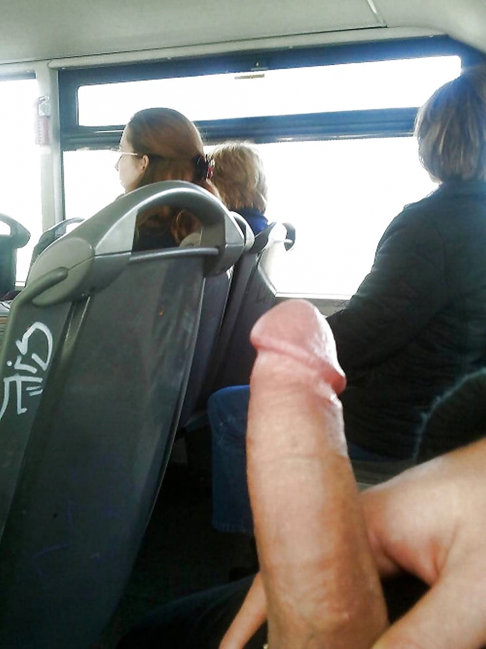 Public masturbation on the bus