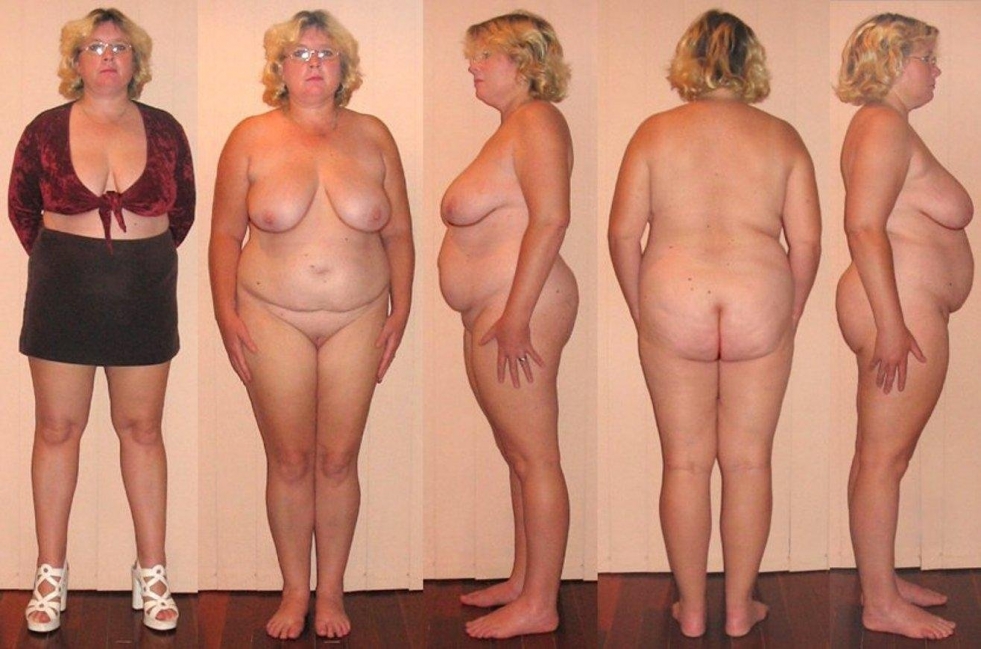Older women undress