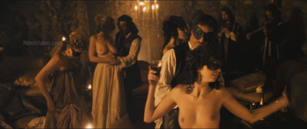 Monica Bellucci bedding Mozart scenes in the jungle