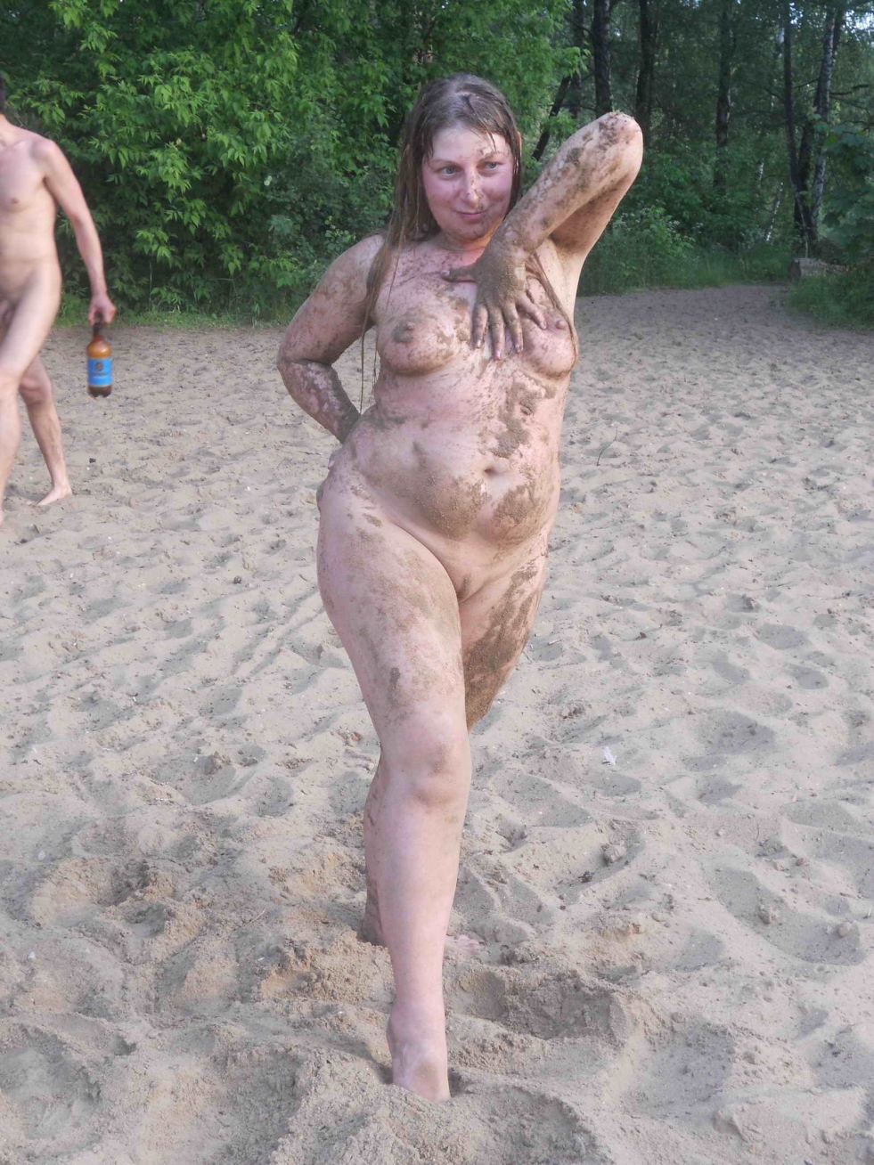 Private family nude on the beach