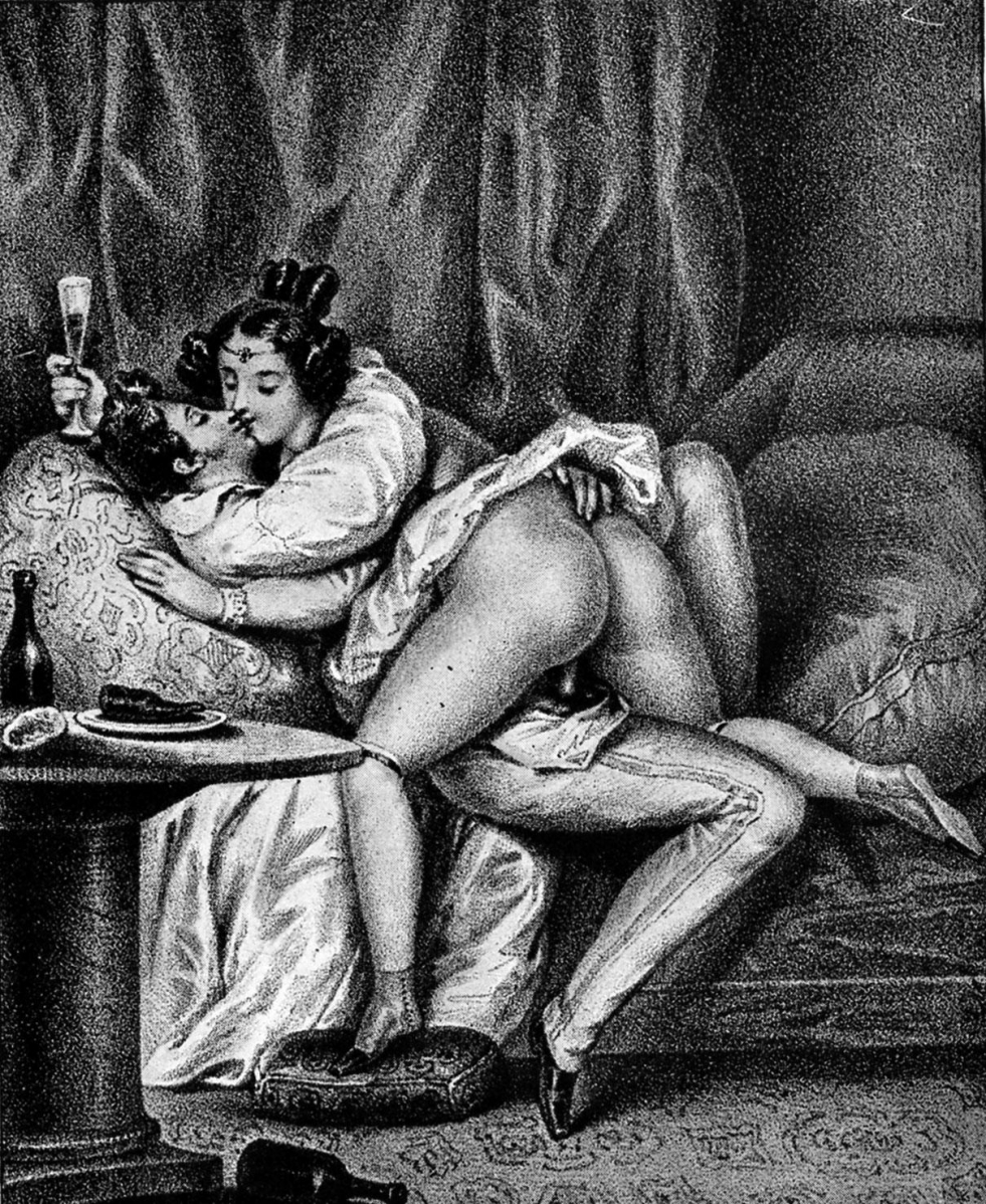 Lesbian in vintage outfits