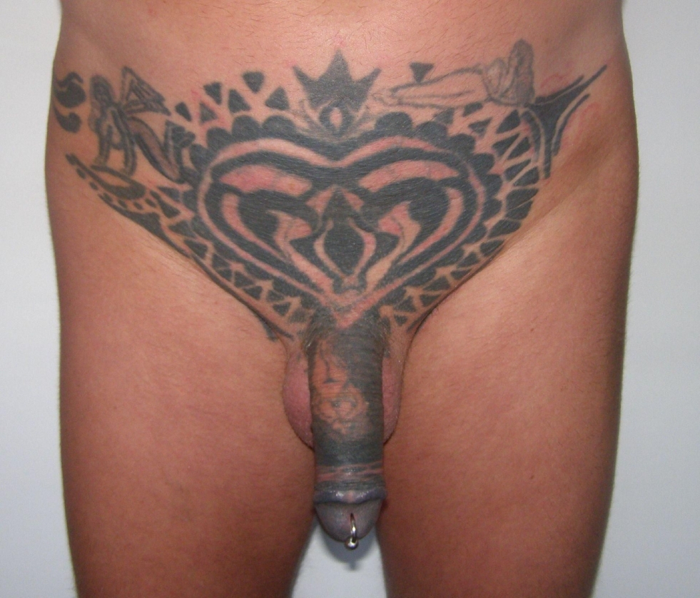 Tattoos at intimate places