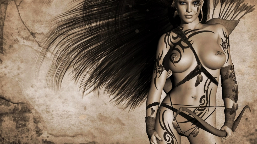 Beautiful erotic wallpaper