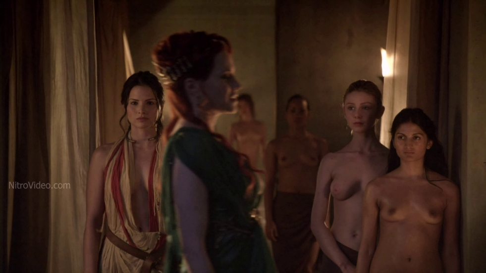 Naked Catherine from Spartak Blood and Sand