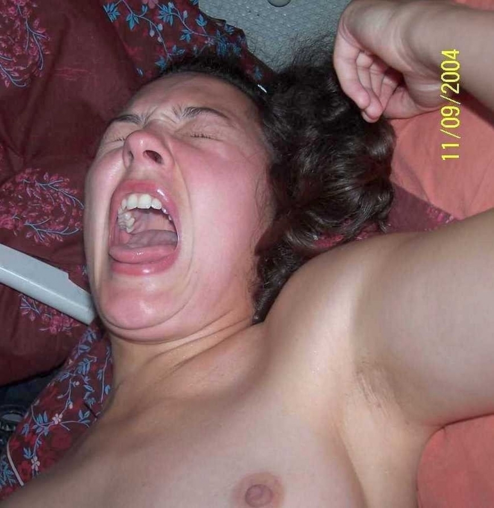 Face of a woman with orgasme
