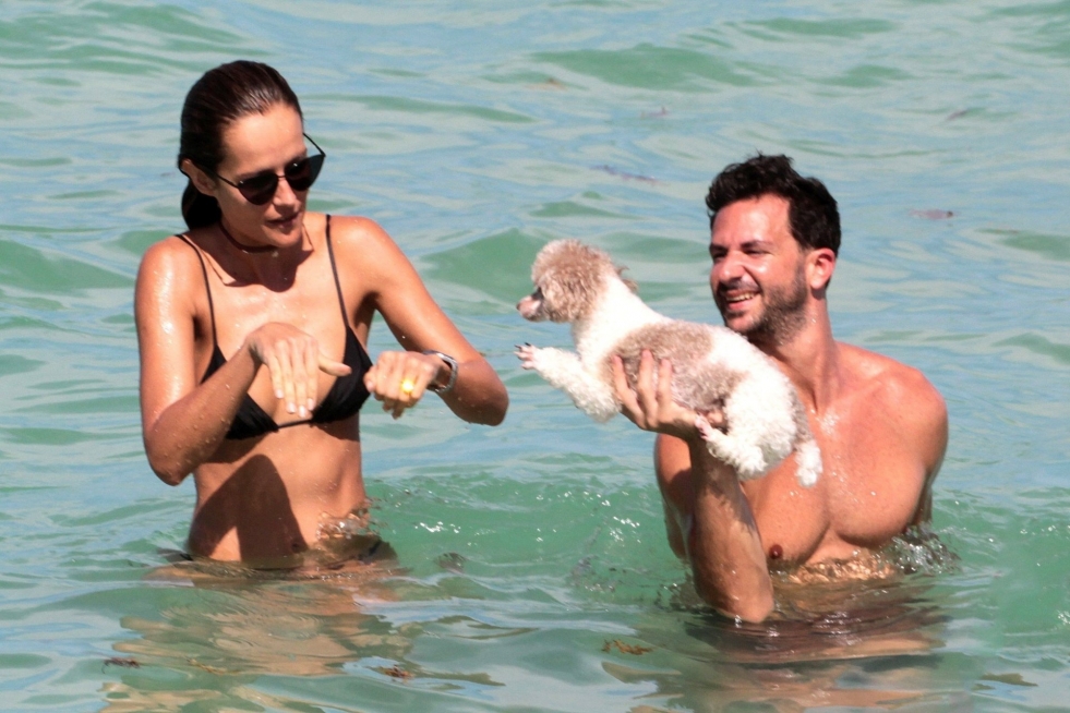 Natalia Klitschko in a swimsuit