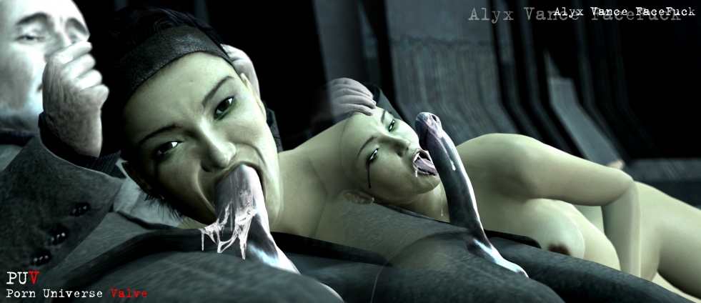 Naked Alex Vennce from Half Life 2