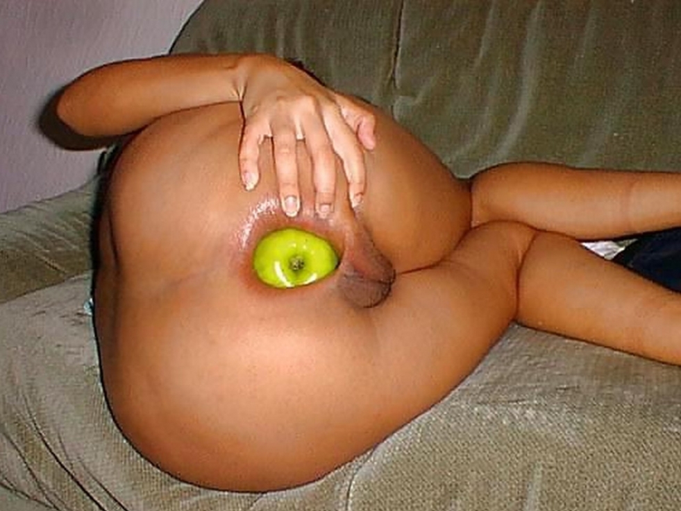 Big fruit in anus