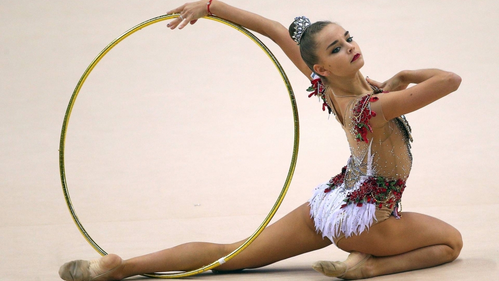 Gymnastics Dina Averin and Arina Averin