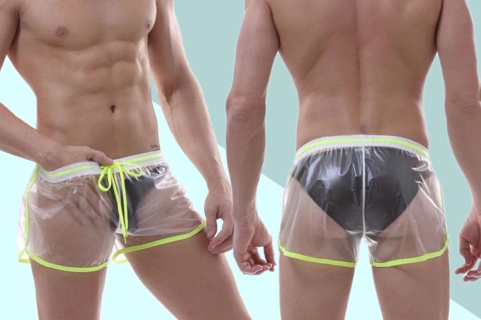 Men's panties with hole