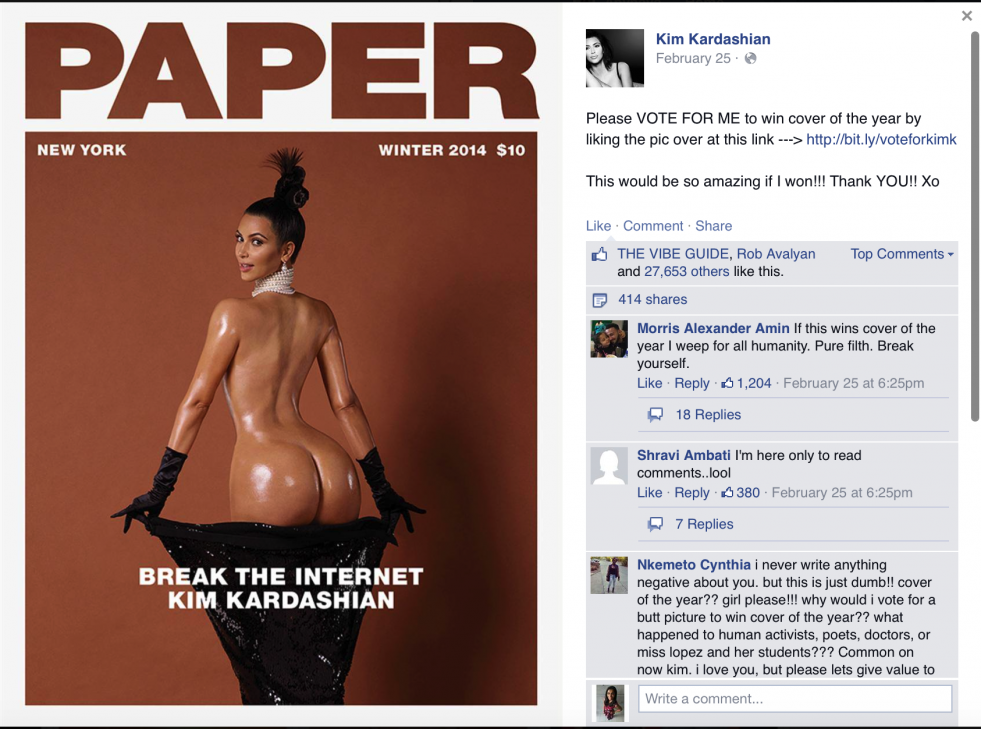 Kardashian naked in bed