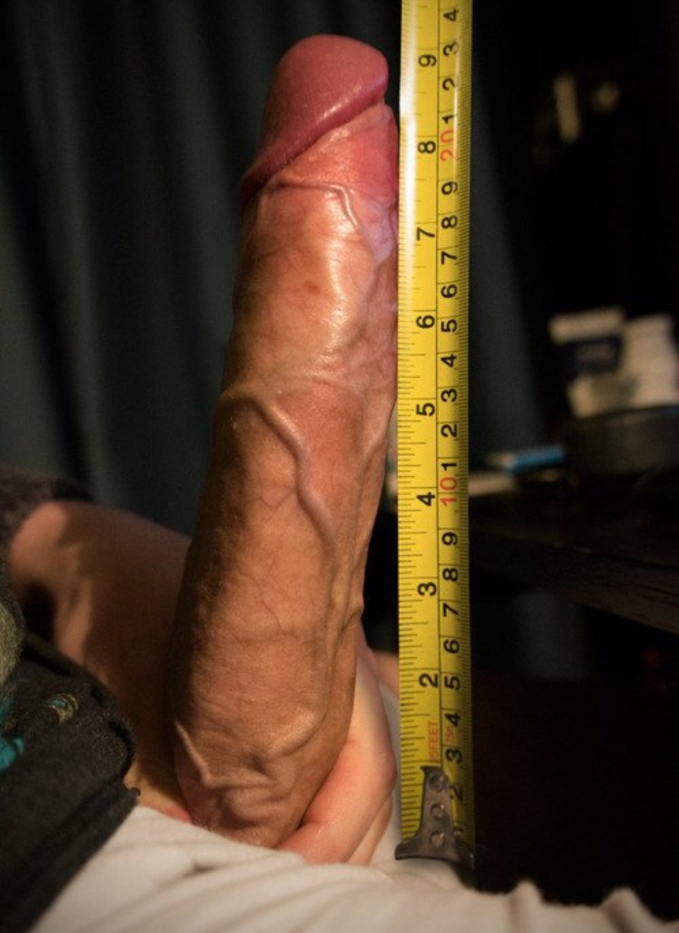 Huge white member 30 cm