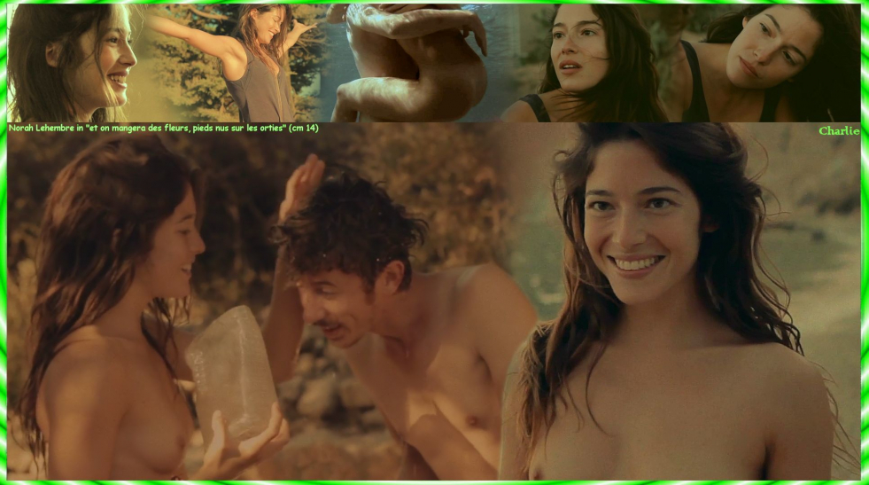 Nora von Waldsteten in a swimsuit