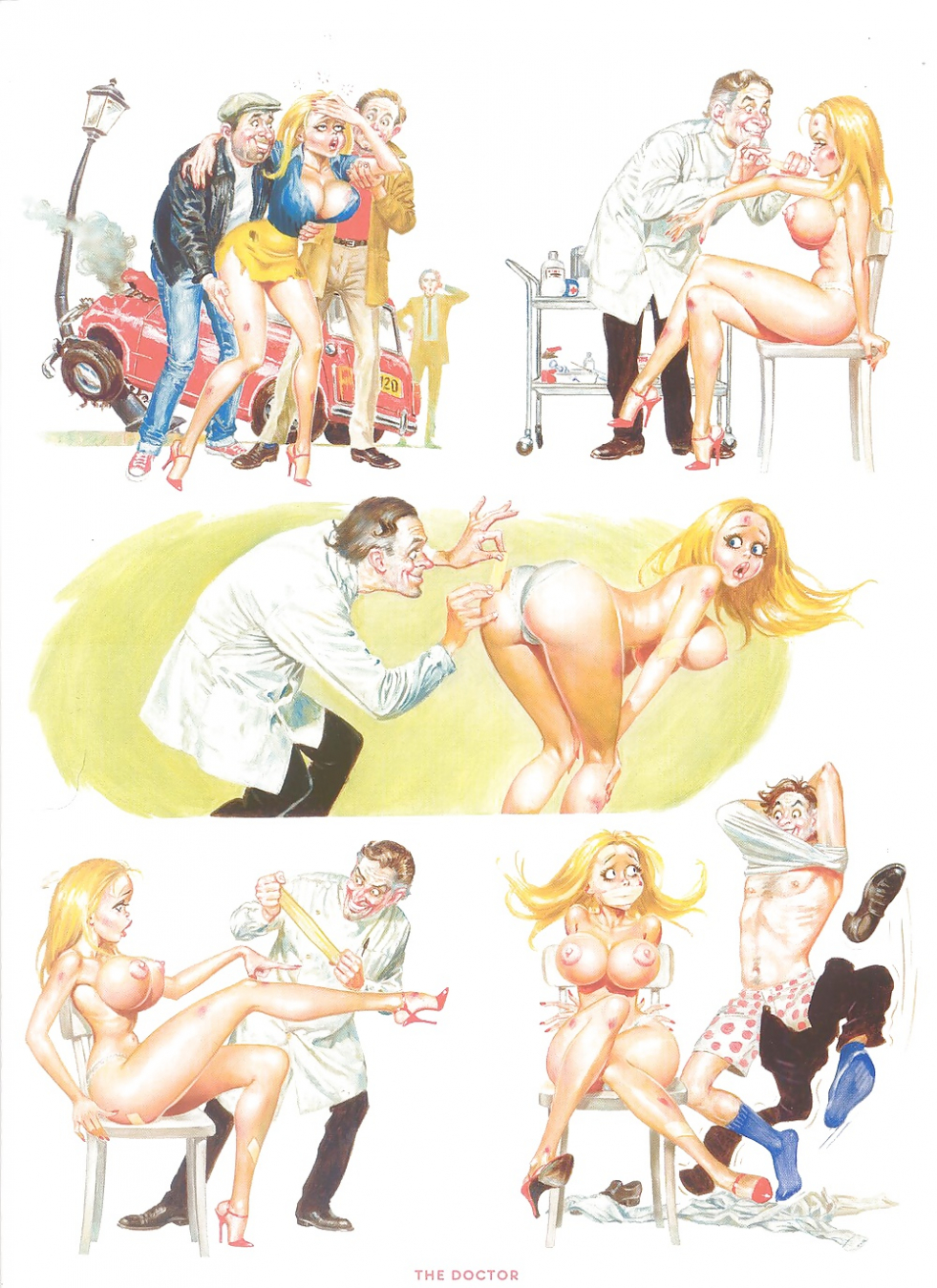 Pornographic caricatures