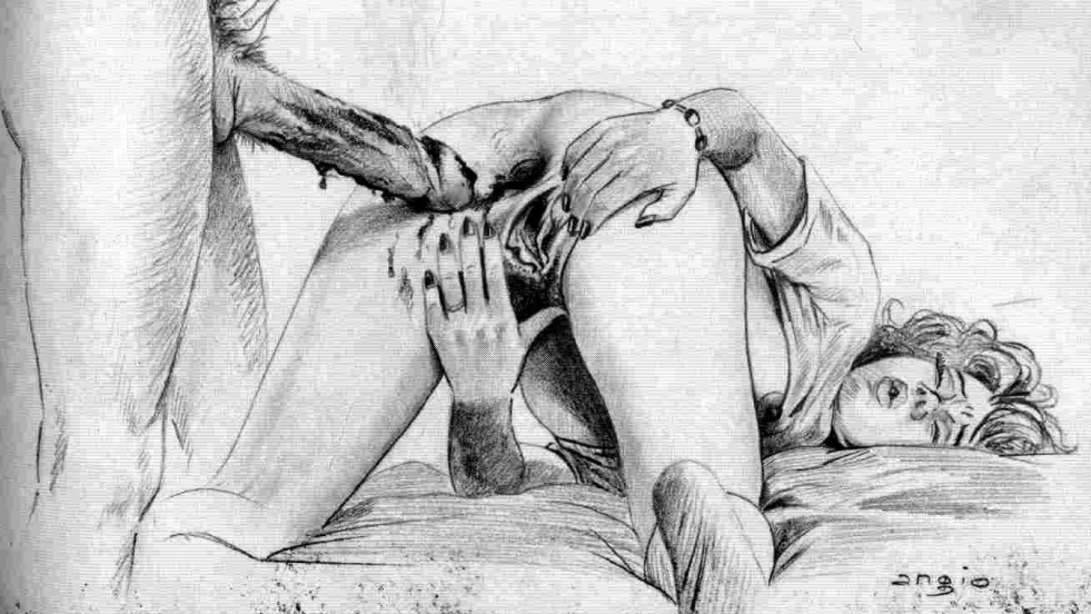 Pornographic drawings anal