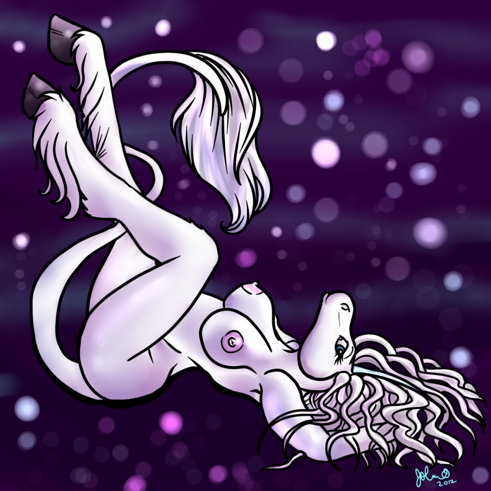 Naked unicorn from Dorka Wang Gao