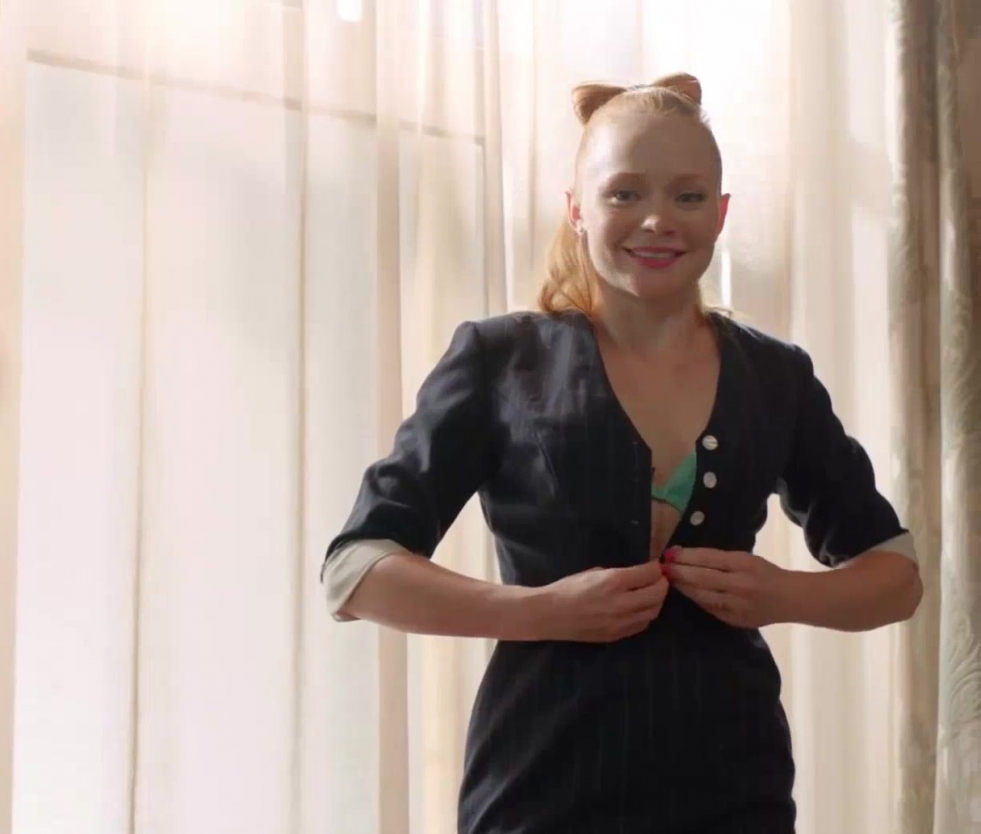 Diana Pozharskaya in underwear Hotel Eleon