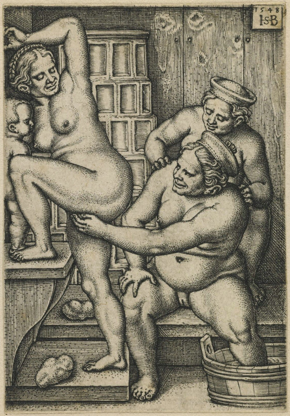 Medieval pornographic etchings