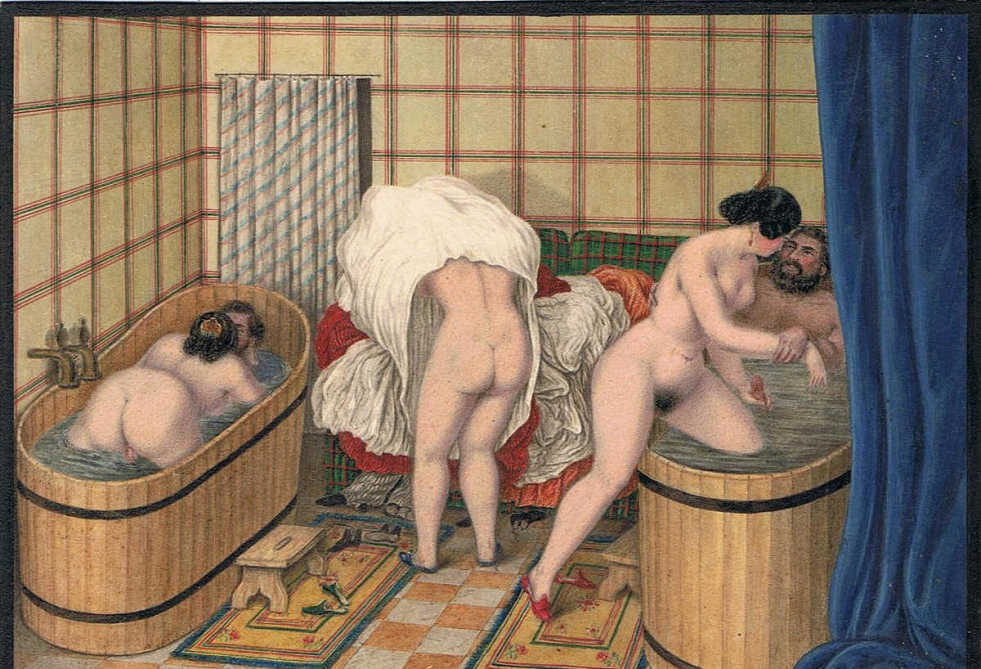 Bath erotic illustrations