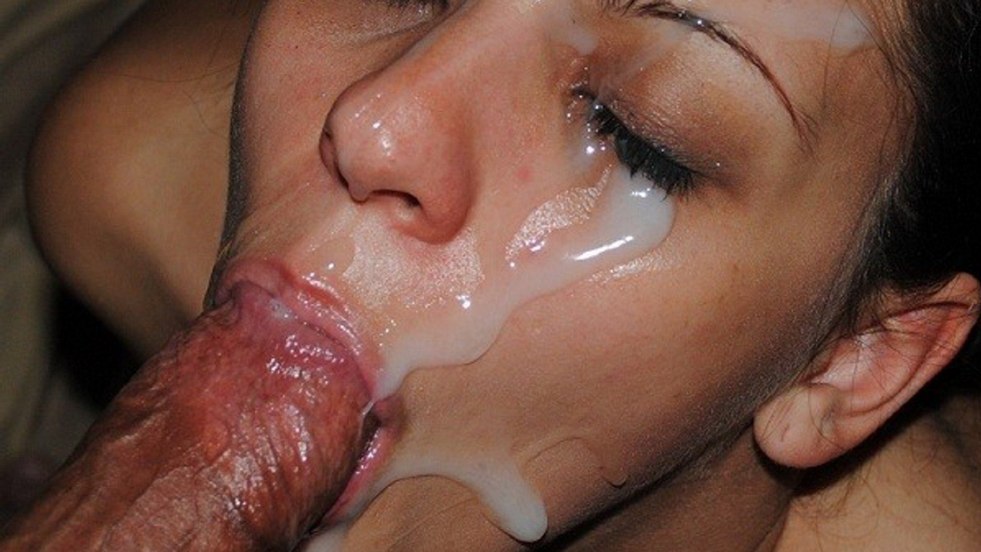 Sucked and cumshot on face