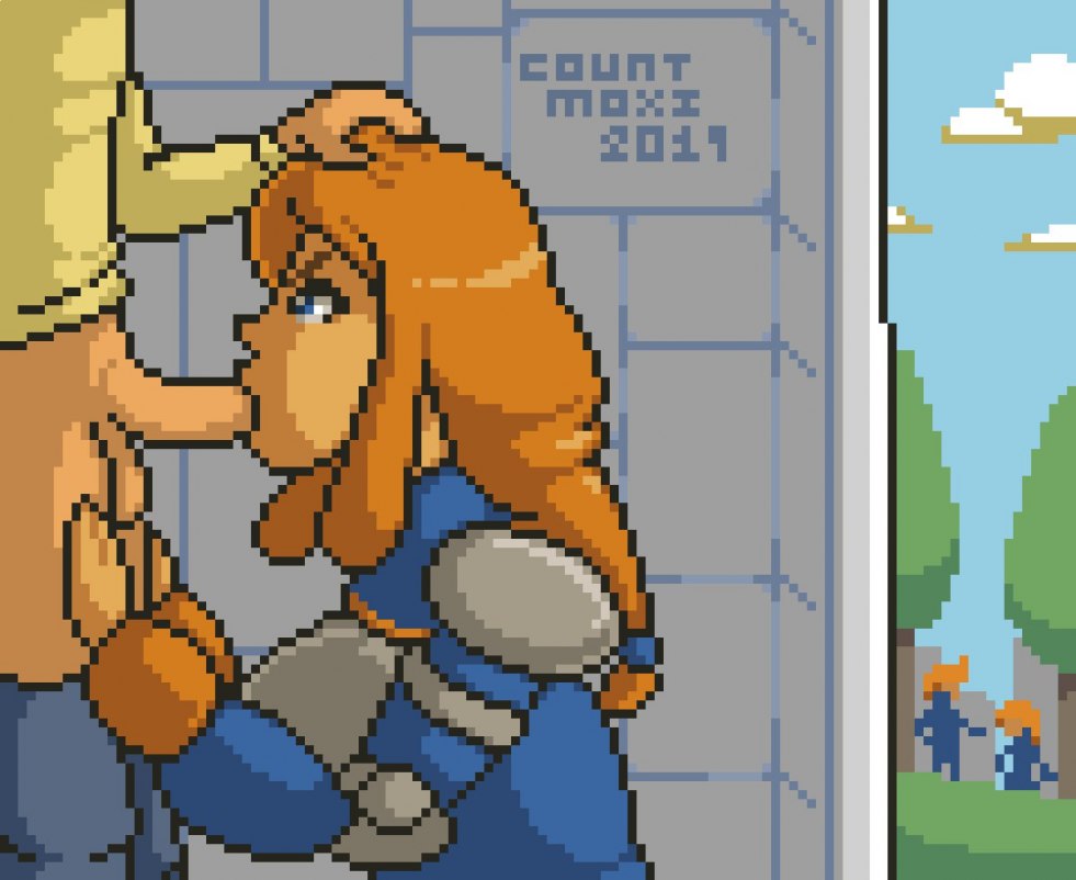 Cartoons about suction pixel girls