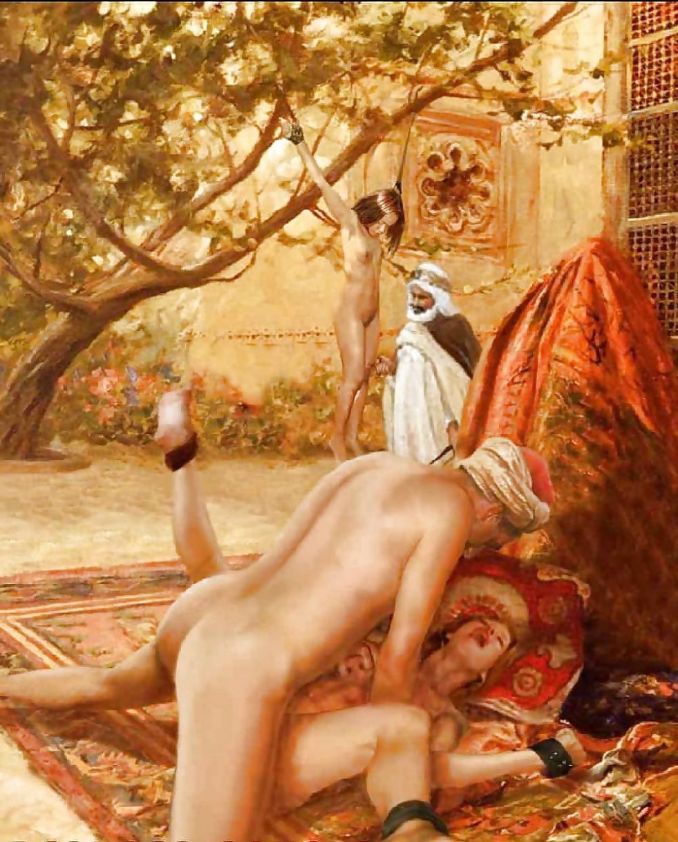 Naked woman concubine