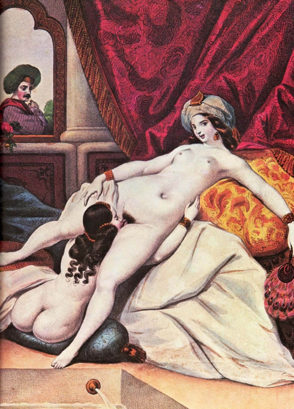 Erotic painting of middle ages