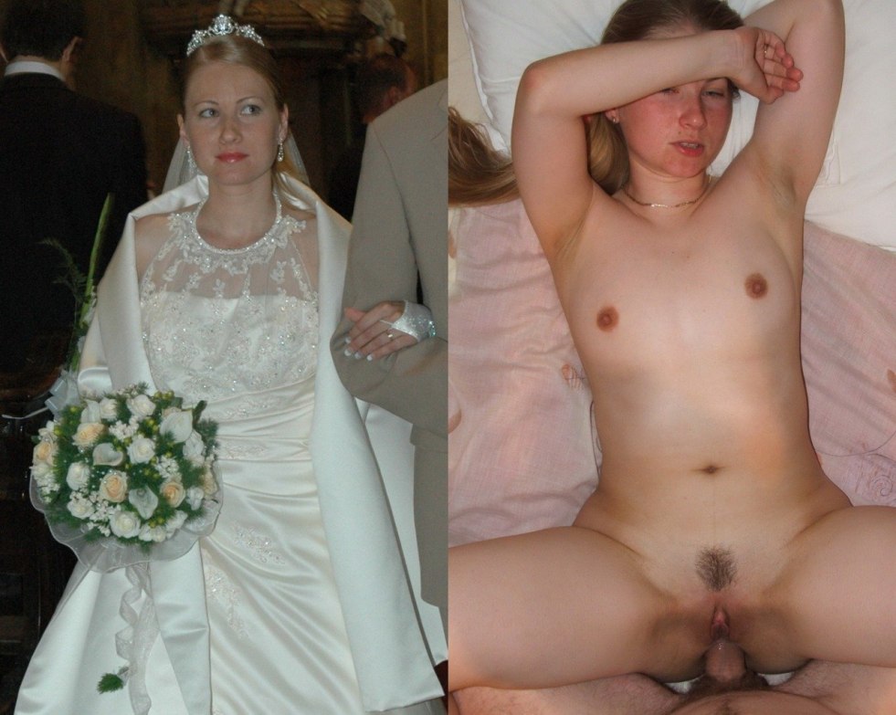 Naked brides at the wedding private