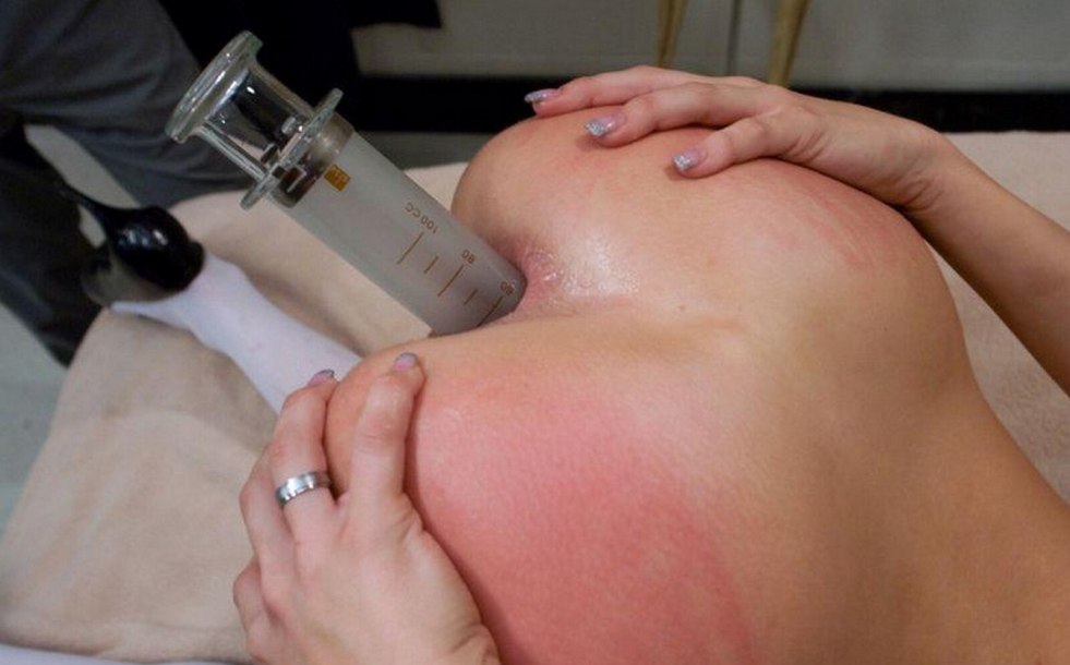 Erotic injections in anus