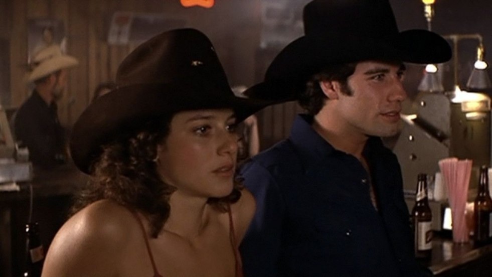 Travolta in the movie Cowboy