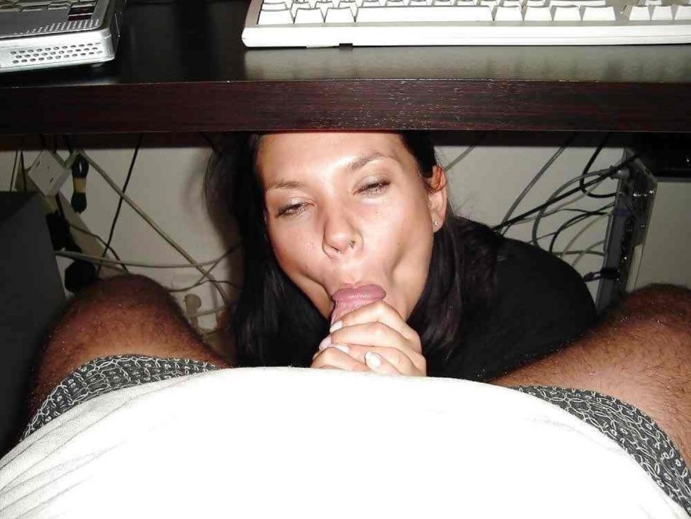 Dick under the table