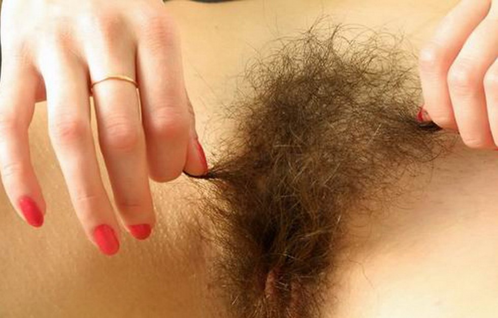 Very haired in thongs