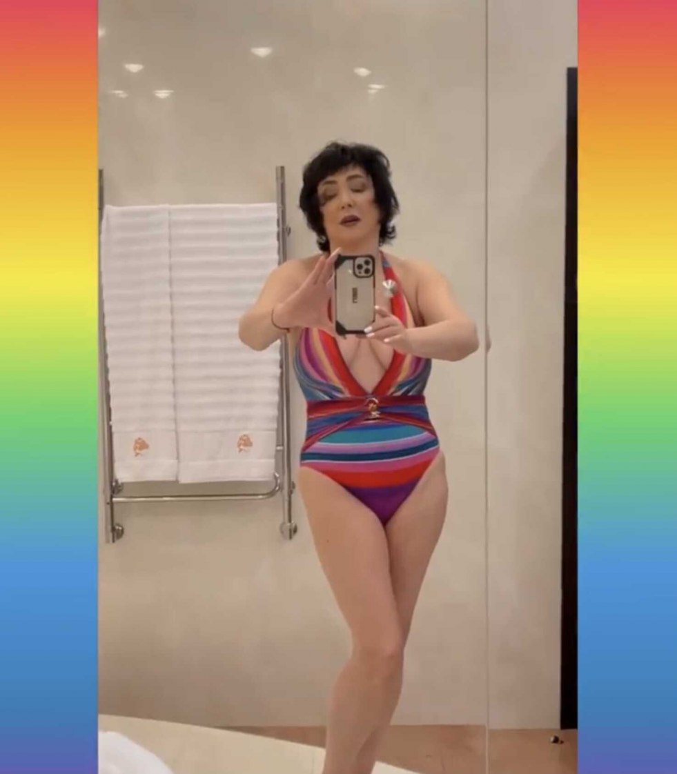 Lolita Milyavskaya 2020 in a swimsuit