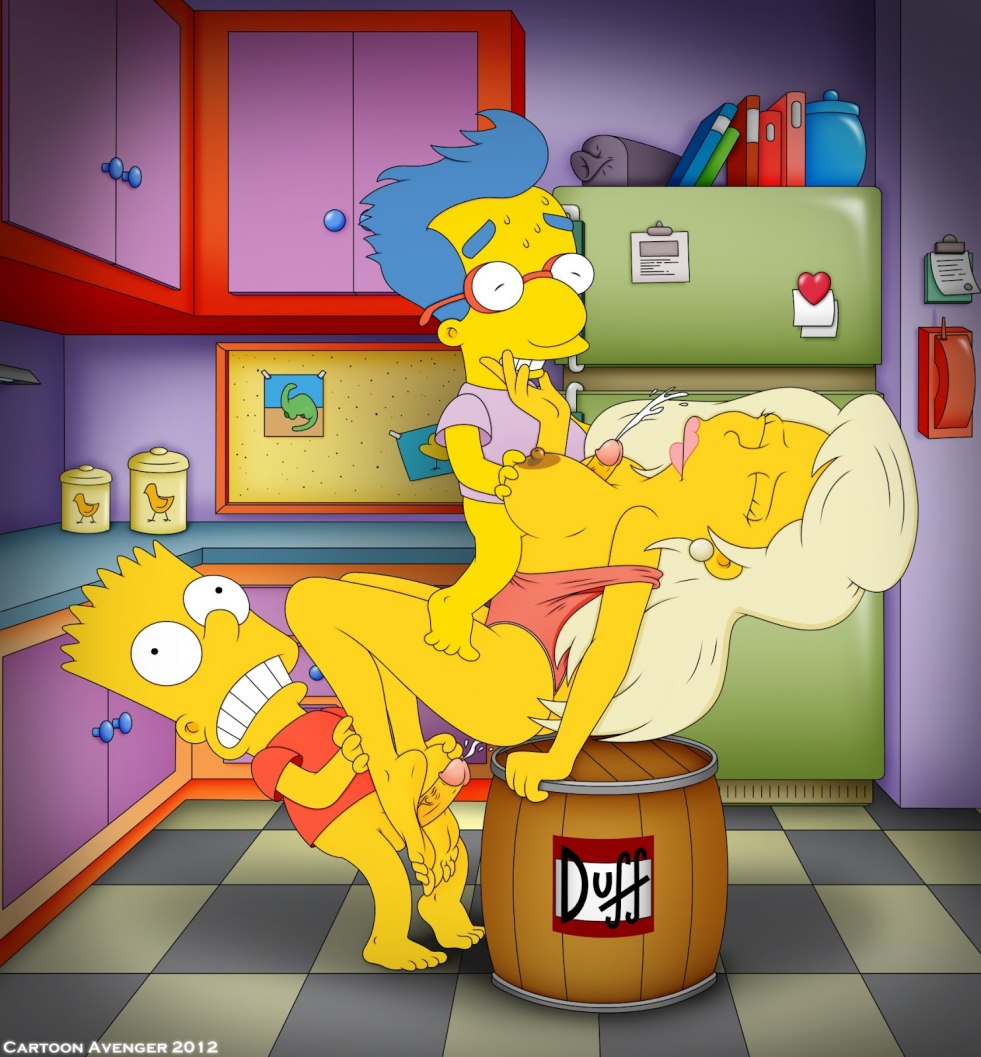 Naked Bart Simpson hentai