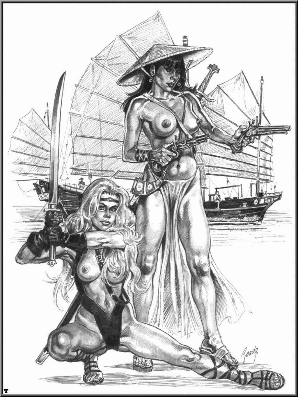 Порно комиксы пиратки фото 90
